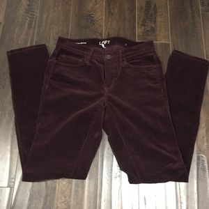 Ann Taylor LOFT modern skinny corduroys